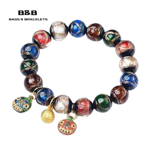 Incense ash colored glaze Bracelet -【Spiritual Connection & Enhance Happiness】