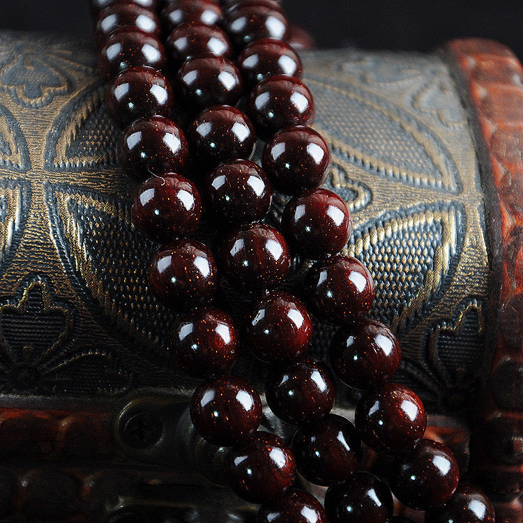 Natural Rosewood Bracelet -【Attract Wealth safe and Peace】