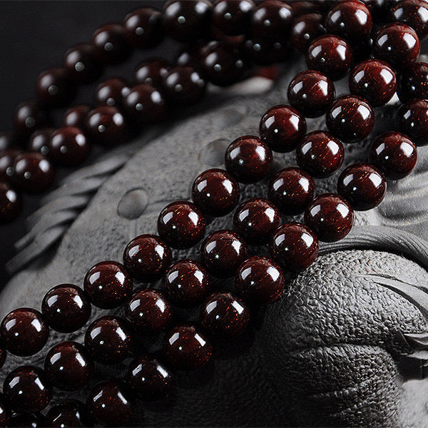 Natural Rosewood Bracelet -【Attract Wealth safe and Peace】