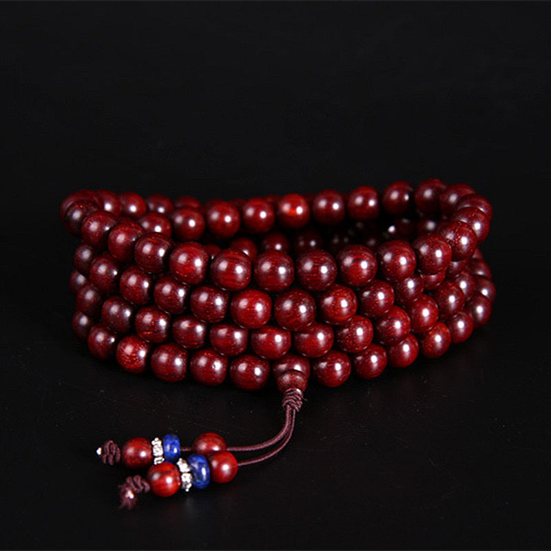 Natural Rosewood Bracelet -【Attract Wealth safe and Peace】