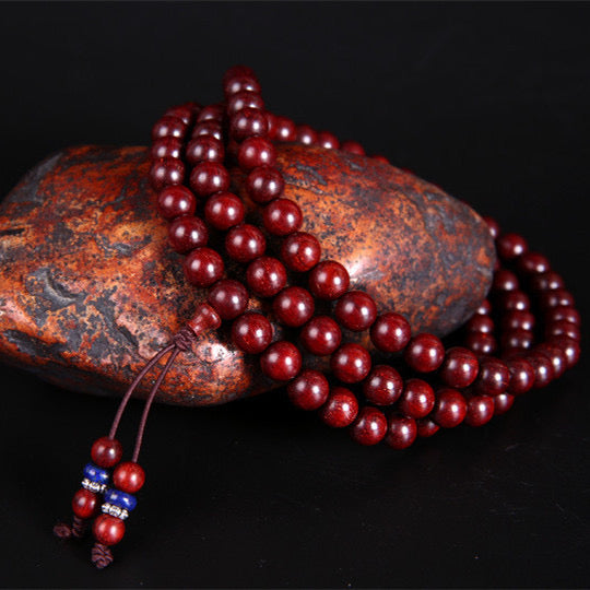 Natural Rosewood Bracelet -【Attract Wealth safe and Peace】