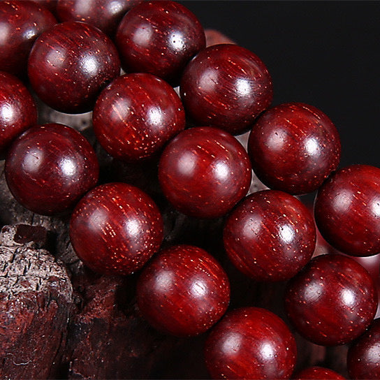 Natural Rosewood Bracelet -【Attract Wealth safe and Peace】