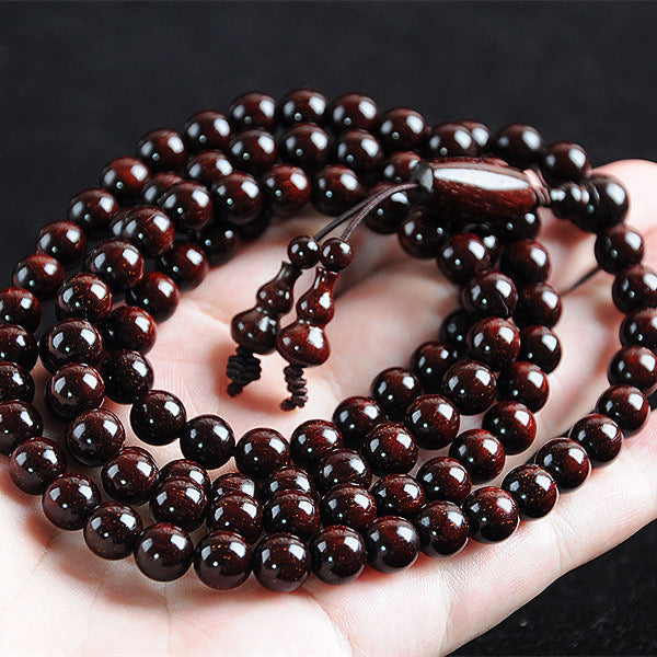 Natural Rosewood Bracelet -【Attract Wealth safe and Peace】