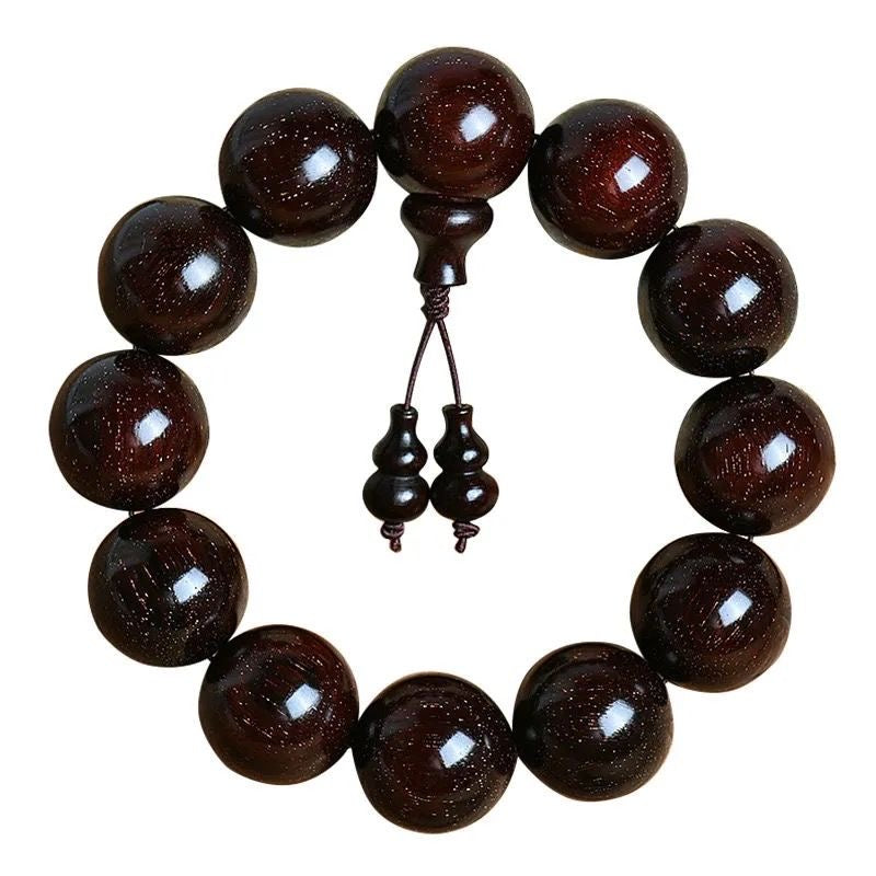 Natural Rosewood Bracelet -【Attract Wealth safe and Peace】