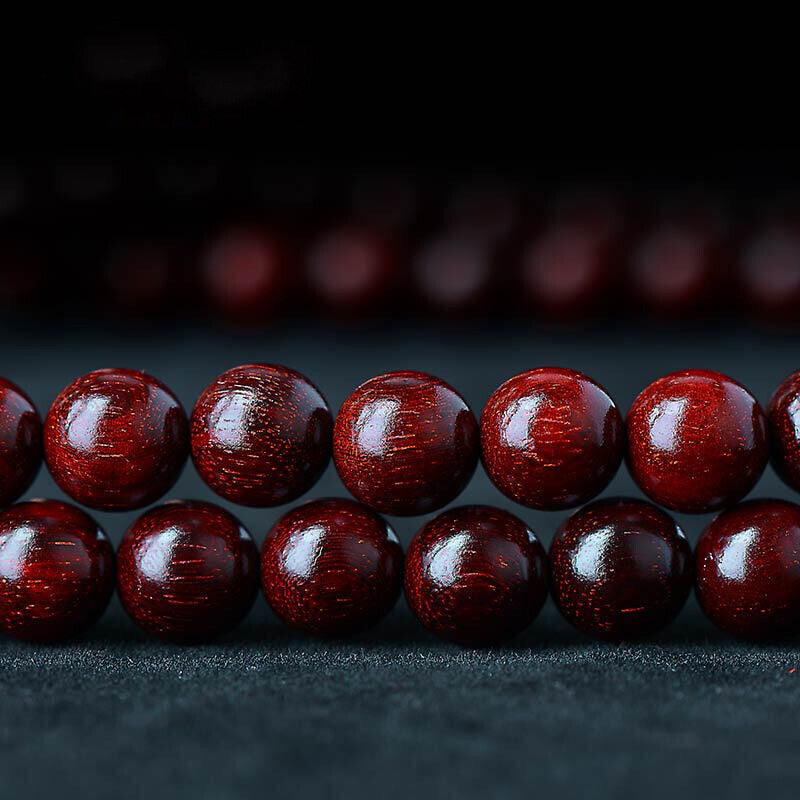 Natural Rosewood Bracelet -【Attract Wealth safe and Peace】