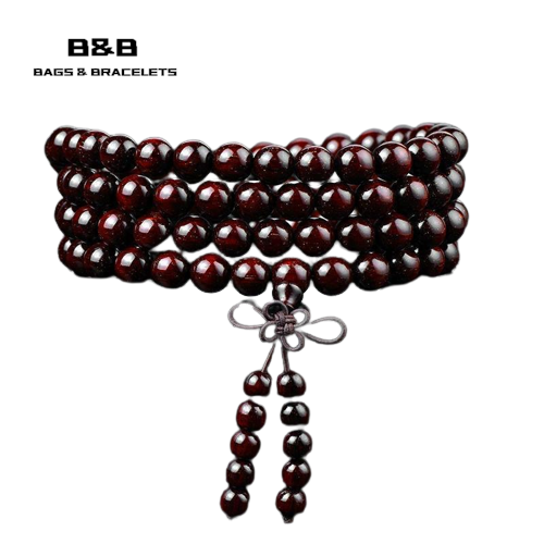 Natural Rosewood Bracelet -【Attract Wealth safe and Peace】