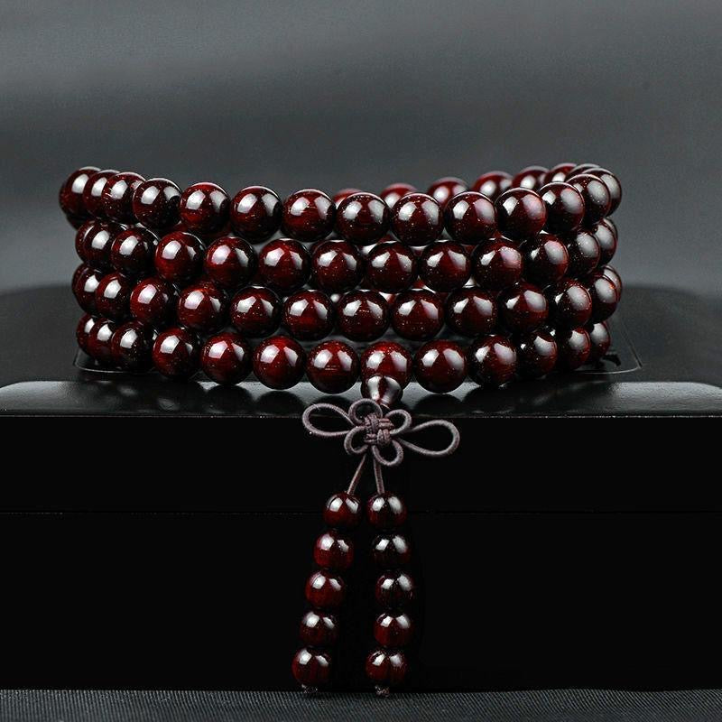 Natural Rosewood Bracelet -【Attract Wealth safe and Peace】