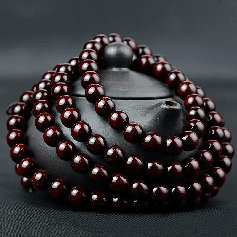 Natural Rosewood Bracelet -【Attract Wealth safe and Peace】