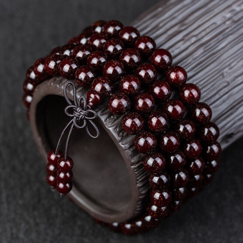 Natural Rosewood Bracelet -【Attract Wealth safe and Peace】