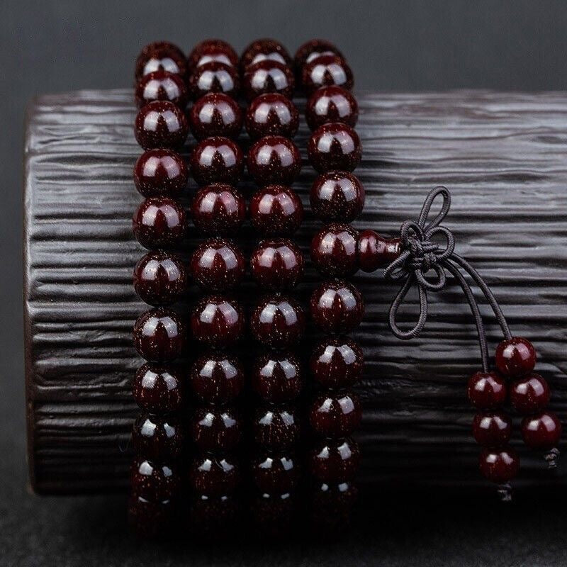 Natural Rosewood Bracelet -【Attract Wealth safe and Peace】