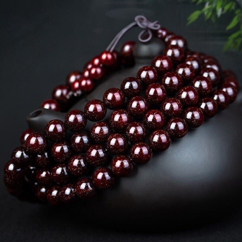 Natural Rosewood Bracelet -【Attract Wealth safe and Peace】