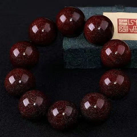 Natural Rosewood Bracelet -【Attract Wealth safe and Peace】