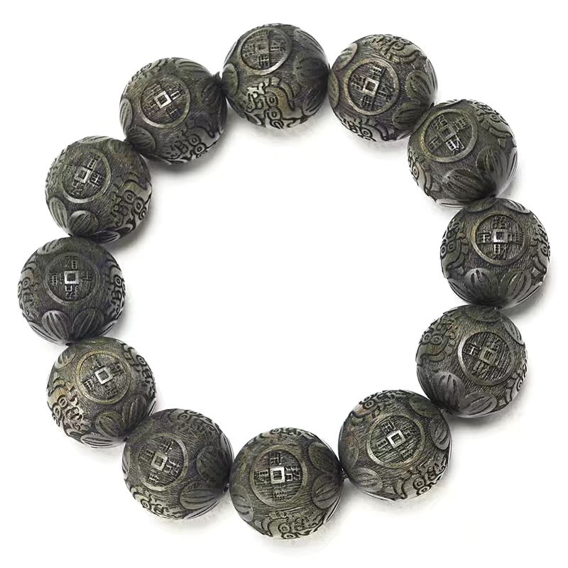 Phoebe zhennan wood Bracelet - 【Attract Health & Inner Peace】