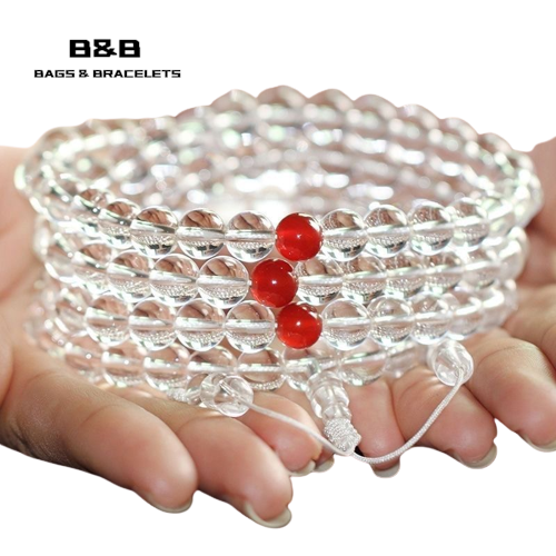 Natural White crystal Bracelet -【Attract Energy and Good Luck】