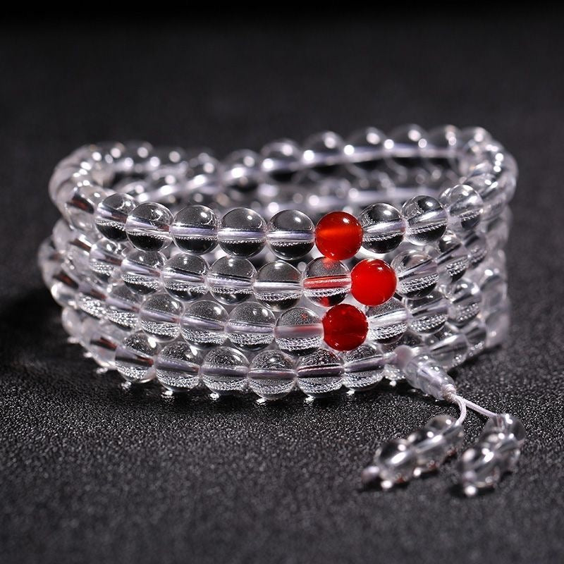 Natural White crystal Bracelet -【Attract Energy and Good Luck】