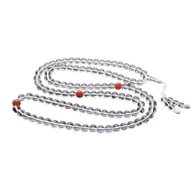 Natural White crystal Bracelet -【Attract Energy and Good Luck】