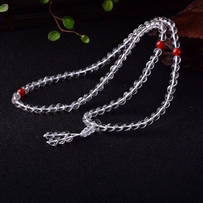 Natural White crystal Bracelet -【Attract Energy and Good Luck】