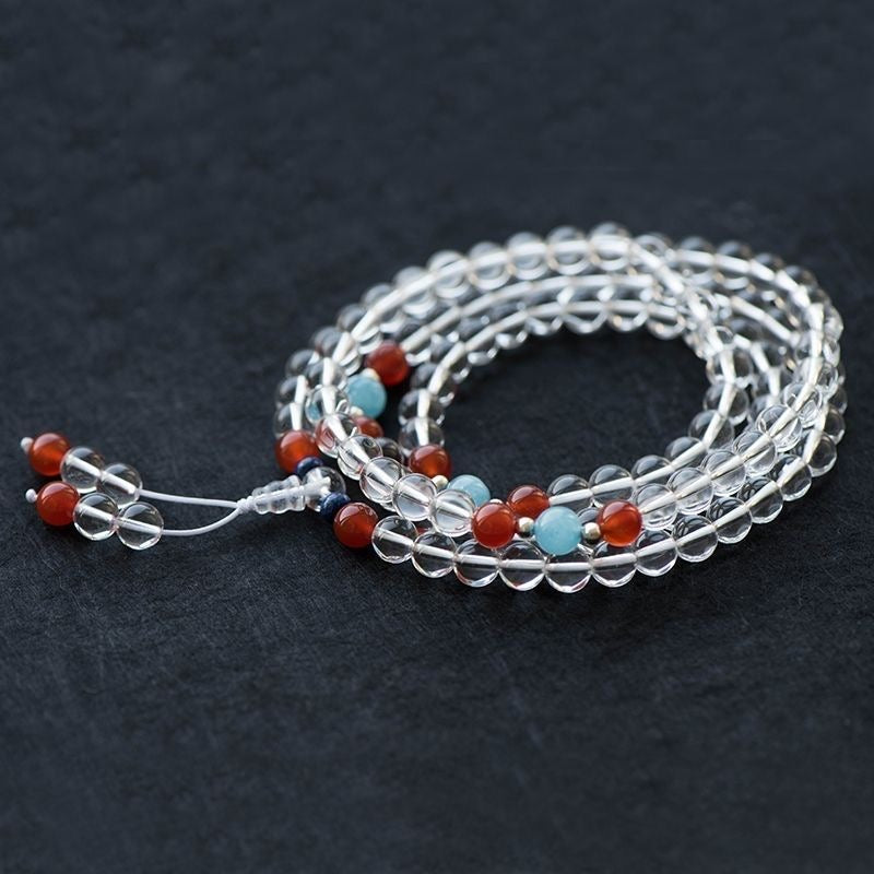 Natural White crystal Bracelet -【Attract Energy and Good Luck】