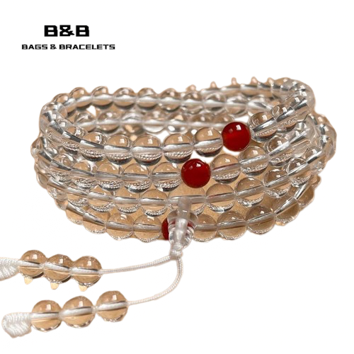 Natural White crystal Bracelet -【Attract Energy and Good Luck】