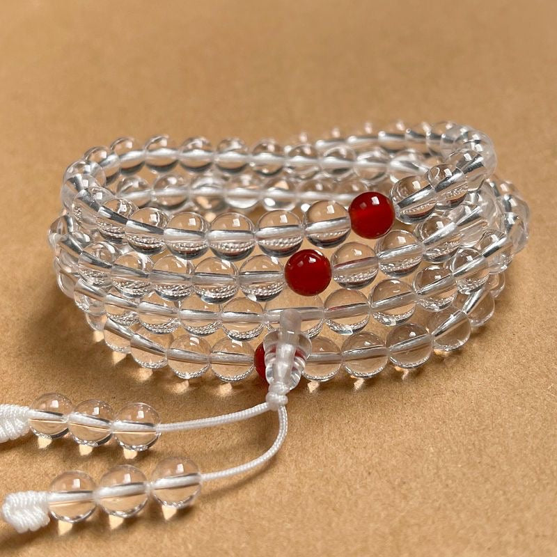 Natural White crystal Bracelet -【Attract Energy and Good Luck】