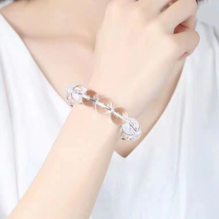 Natural White crystal Bracelet -【Attract Energy and Good Luck】