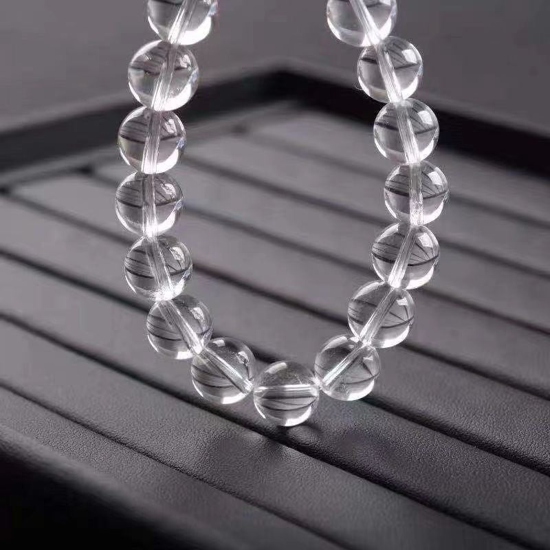 Natural White crystal Bracelet -【Attract Energy and Good Luck】