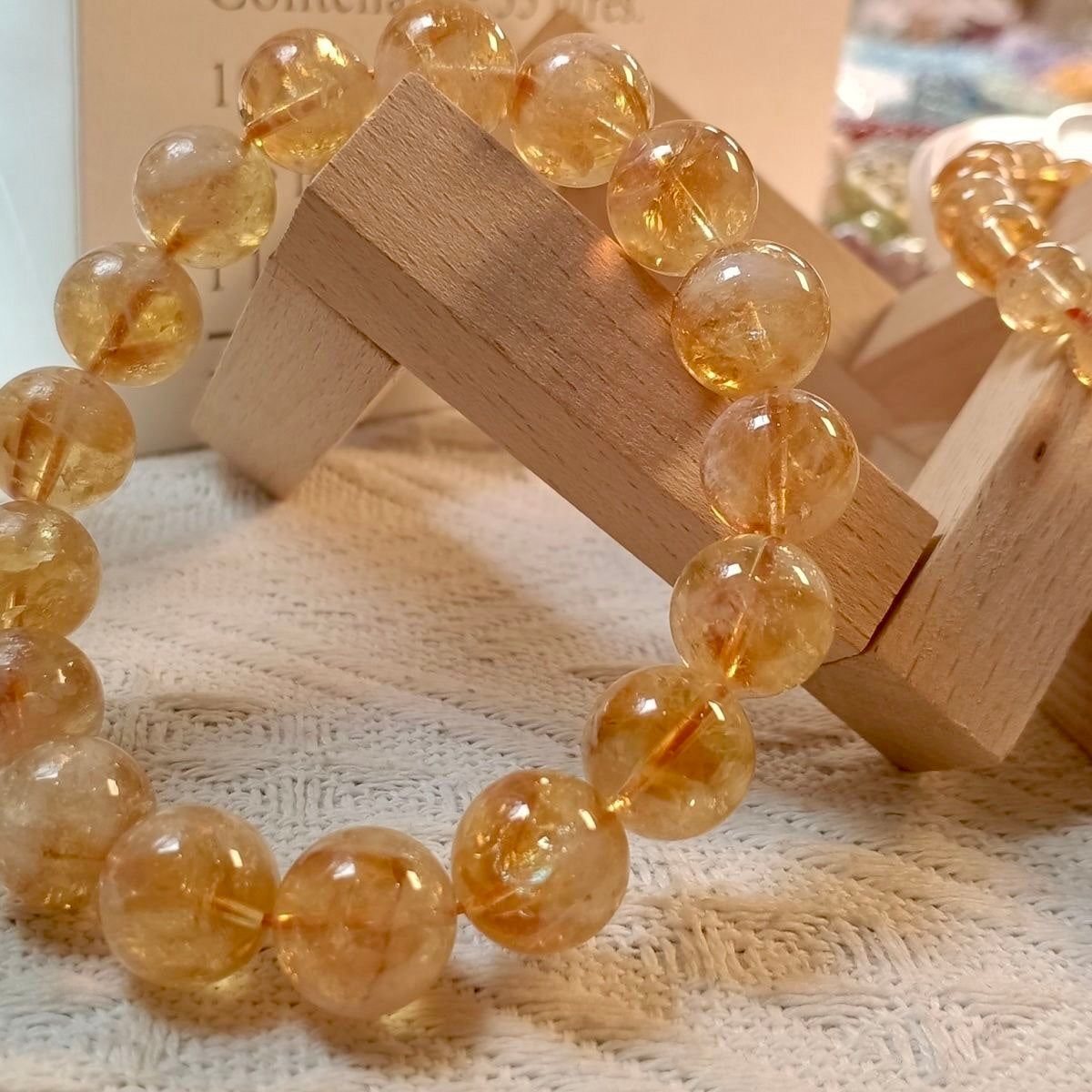 Citrine Bracelet- Natural 9A Grade Citrine -【Greatly Attract Wealth】