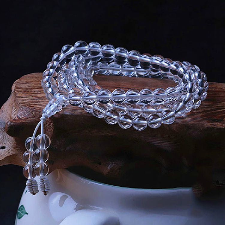 Natural White crystal Bracelet -【Attract Energy and Good Luck】