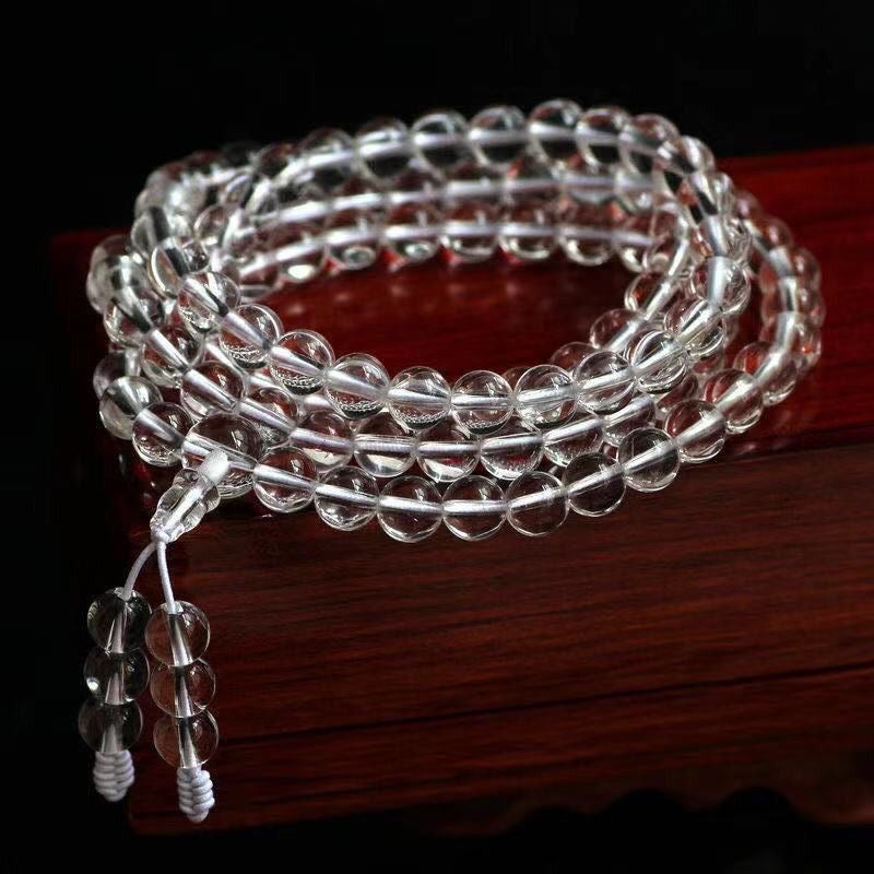 Natural White crystal Bracelet -【Attract Energy and Good Luck】