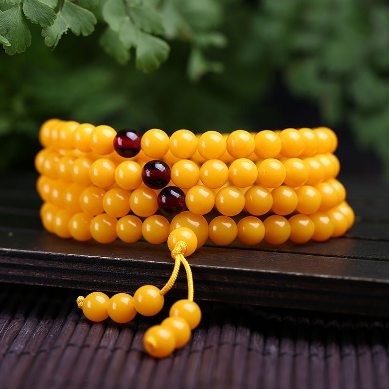 Old Material Beeswax Bracelet -【Attract Health & Wealth】