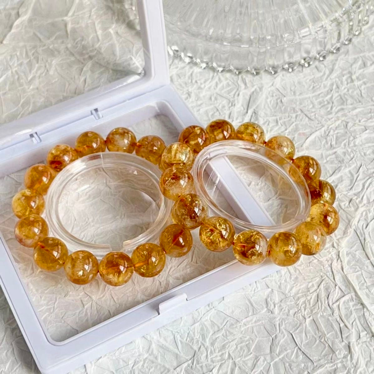 Citrine Bracelet- Natural 9A Grade Citrine -【Greatly Attract Wealth】