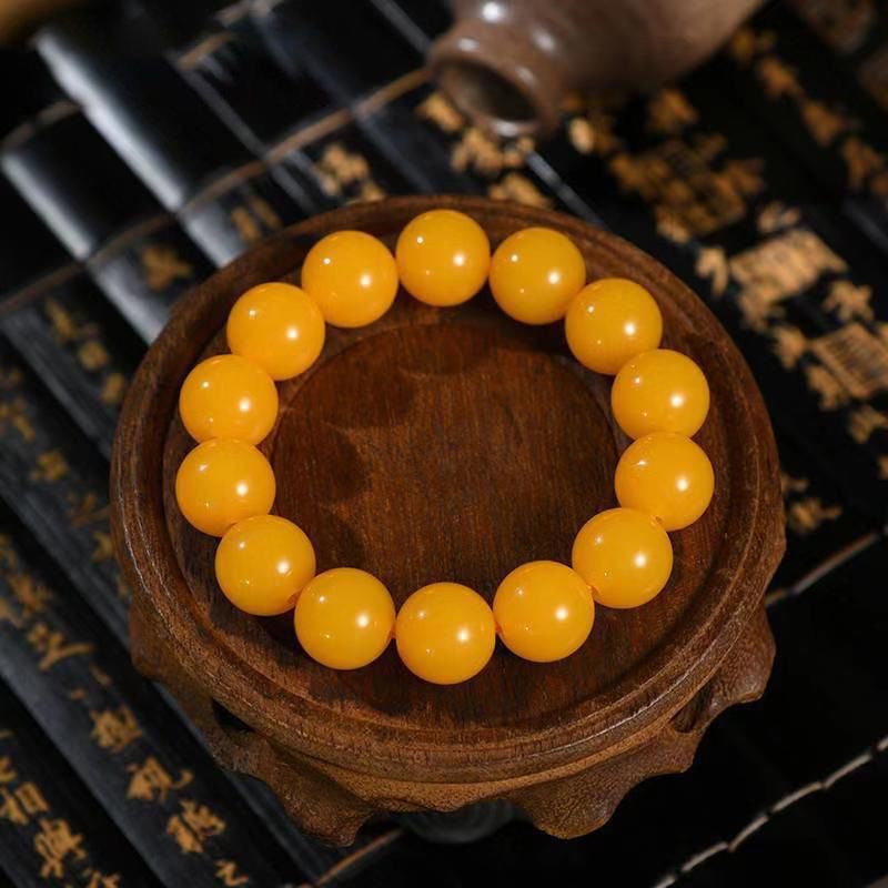 Old Material Beeswax Bracelet -【Attract Health & Wealth】