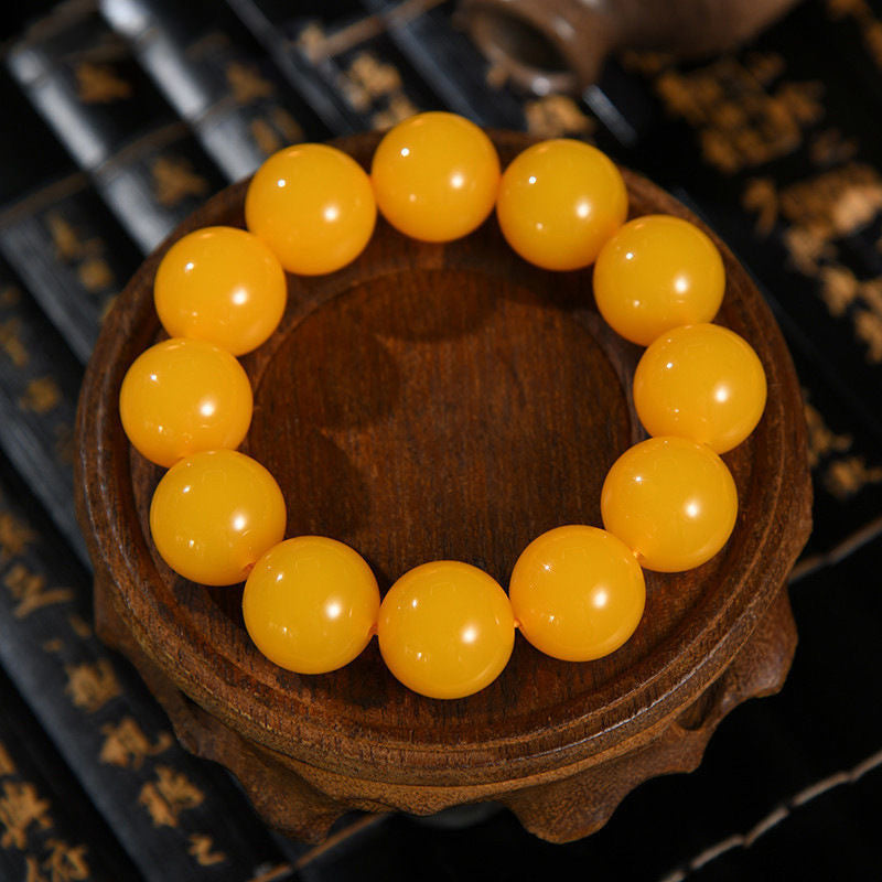 Old Material Beeswax Bracelet -【Attract Health & Wealth】