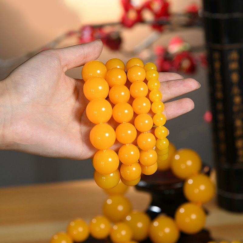 Old Material Beeswax Bracelet -【Attract Health & Wealth】