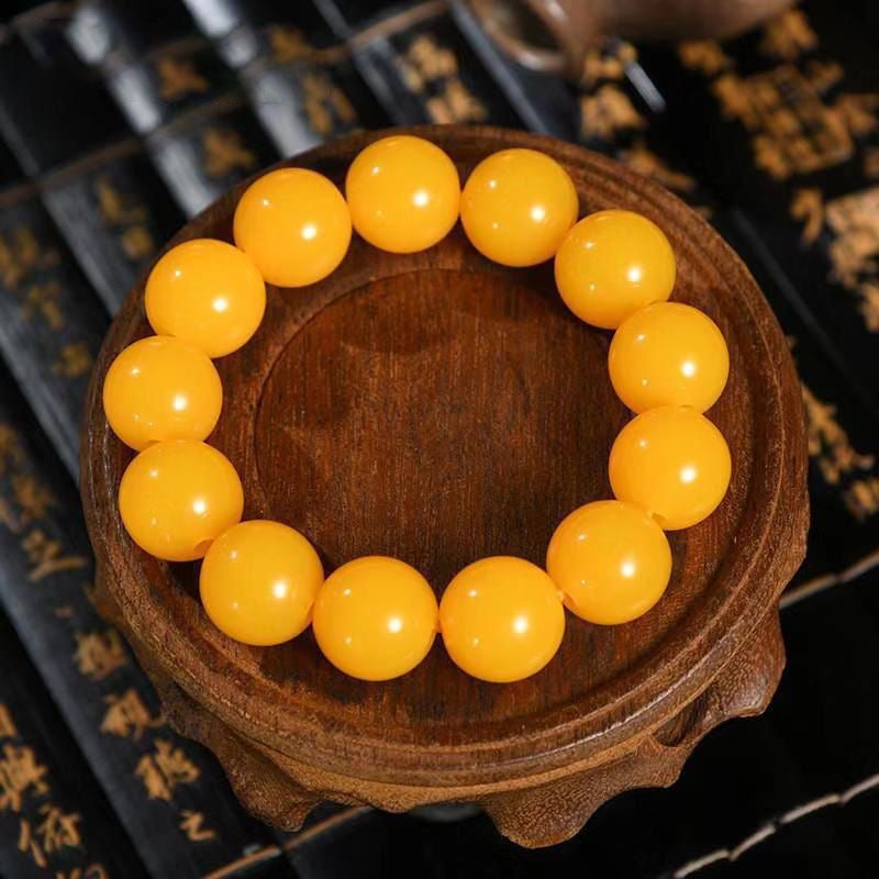 Old Material Beeswax Bracelet -【Attract Health & Wealth】