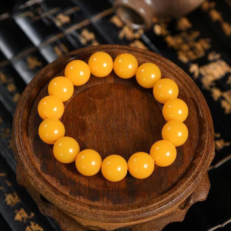 Old Material Beeswax Bracelet -【Attract Health & Wealth】