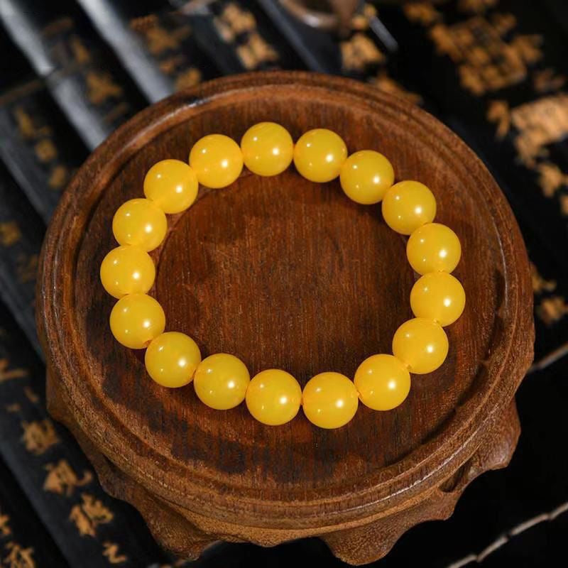 Old Material Beeswax Bracelet -【Attract Health & Wealth】