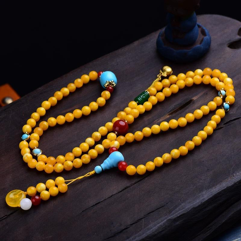 Old Material Beeswax Bracelet -【Attract Health & Wealth】