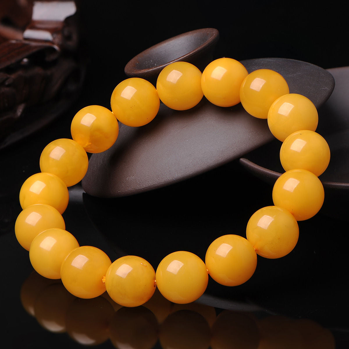 Old Material Beeswax Bracelet -【Attract Health & Wealth】