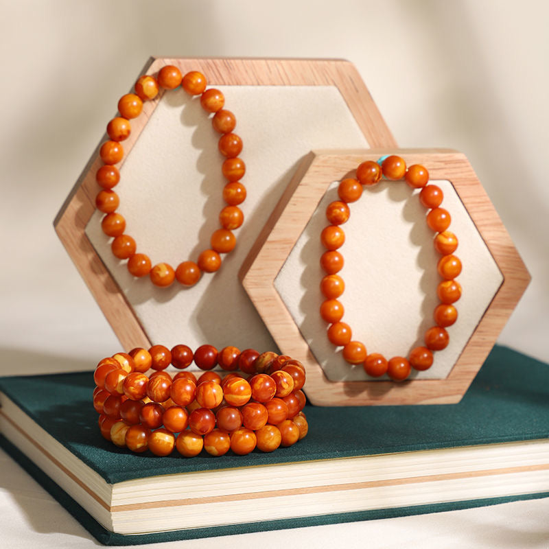 Old Material Beeswax Bracelet -【Attract Health & Wealth】