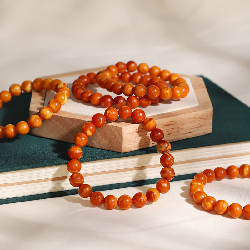 Old Material Beeswax Bracelet -【Attract Health & Wealth】