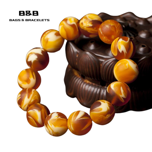 Old Material Beeswax Bracelet -【Attract Health & Wealth】