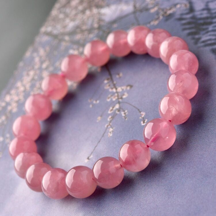 Pure Natural Strawberry Quartz Bracelet -【Attract Love & Fate】