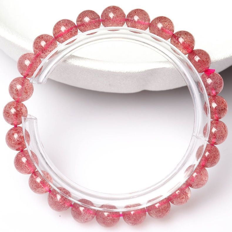 Pure Natural Strawberry Quartz Bracelet -【Attract Love & Fate】