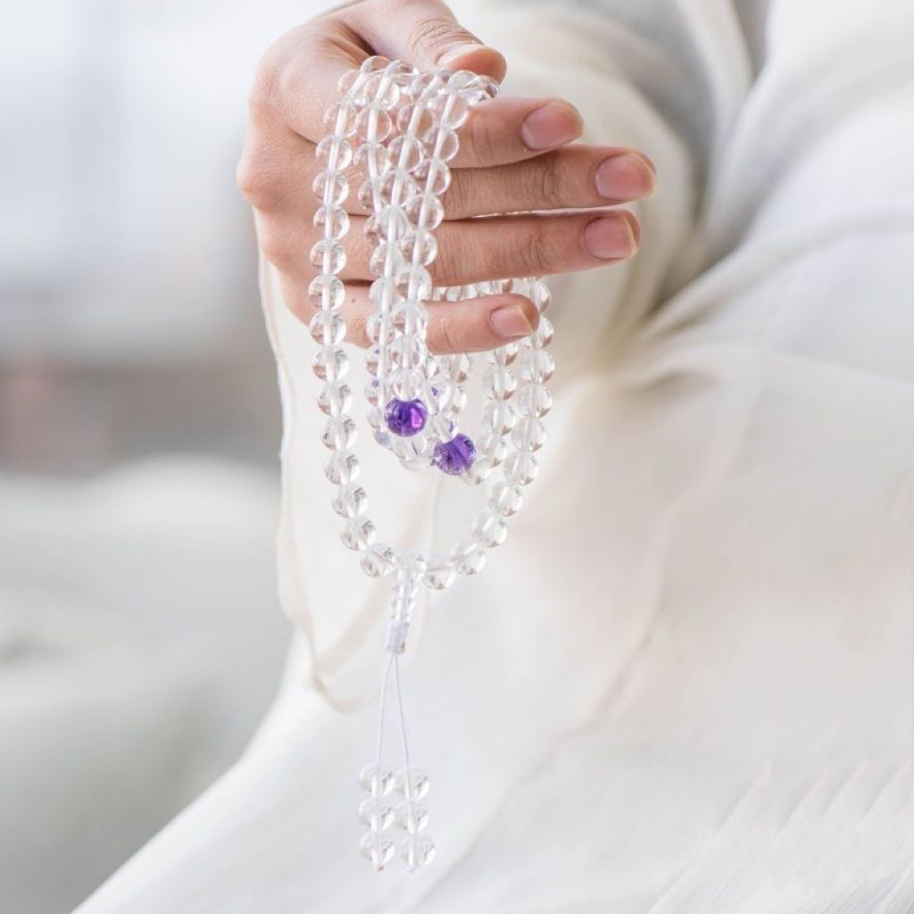 Natural White crystal Bracelet -【Attract Energy and Good Luck】