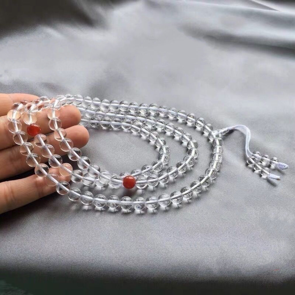 Natural White crystal Bracelet -【Attract Energy and Good Luck】