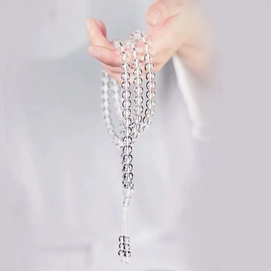 Natural White crystal Bracelet -【Attract Energy and Good Luck】