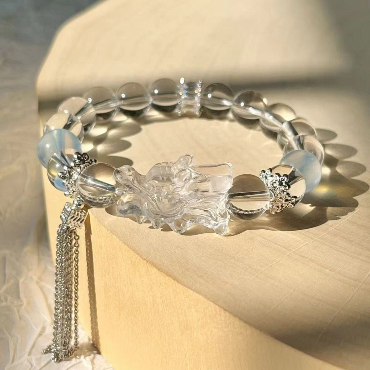 White Crystal Bracelet -【Purify Energy & Enhance Aura】