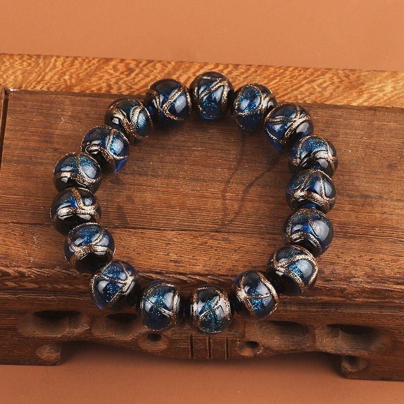 Incense ash colored glaze Bracelet -【Spiritual Connection & Enhance Happiness】