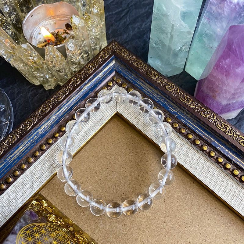 White Crystal Bracelet -【Purify Energy & Enhance Aura】